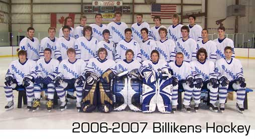 Saint Louis University Billikens Hockey Division I team picture 2006 - 2007
